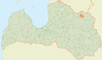 Алсвикская волость на карте