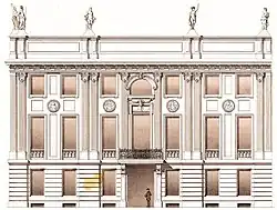 Дворец Вартенберг (Старая почта). Проект. Берлин