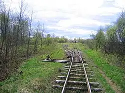 Разъезд вблизи котельной и депо