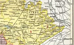 Княжество Караули в Imperial Gazetteer of India