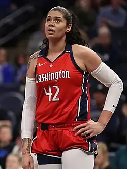 Зауи в игре за «Вашингтон Мистикс» против «Миннесота Линкс» (5 мая 2023 года)