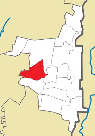 Амангильдинский сельсовет на карте