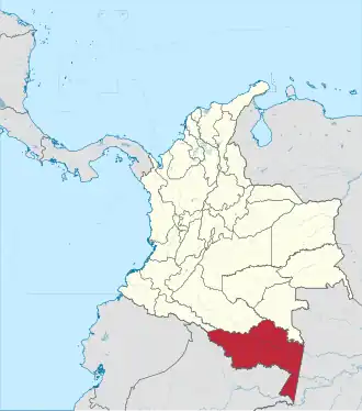 Амасонас на карте