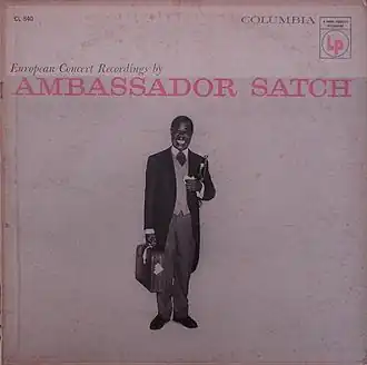 Обложка альбома Луи Армстронга «Ambassador Satch» (1955)