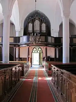 Интерьер церкви святой Марии в Амбла