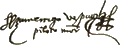 Изображение автографа