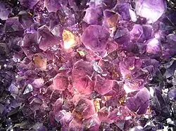 Аметисты (Кольский полуостров Россия) из коллекции Музея им. Ферсмана