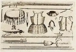 Снаряжение мушкетёров и пикинёров.