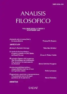 Análisis Filosófico Vol.28, No. 2 (2008)