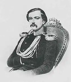 Литография А. Леграна с акварели Э. Росси. 1846—1847