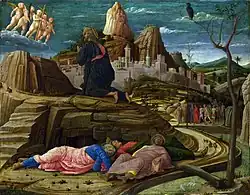 Мантенья, Агония в саду.