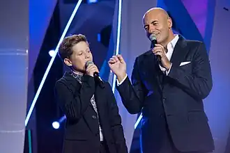 Выступление с Игорем Крутым на Рождественской Песенке года 2015