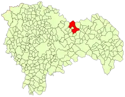 Расположение муниципалитета на карте провинции