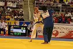 Бём против Жеврис Эман (Франция) — Дзюдо, ЧМ в Бразилии 2007