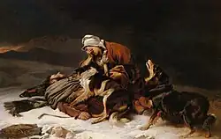 Шотландский горец, погибший в снежную бурю