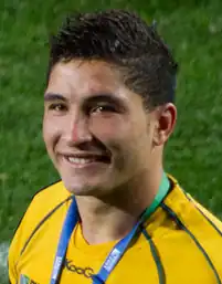 Энтони Фаинга’а в матче за 3-е место против Уэльса на чемпионате мира 2011 года