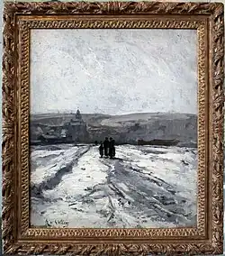 Дьепп. Снежный день