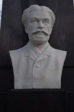 Бюст Антония Бликле на его могилеpx