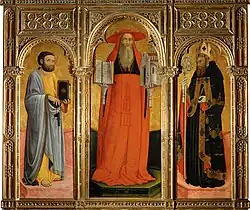 Алтарь Иеронима из церкви Санто-Стефано в Венеции. 1441. Дерево, масло. Музей истории искусств, Вена