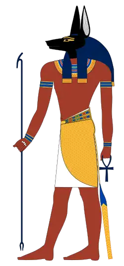 Anubis standing