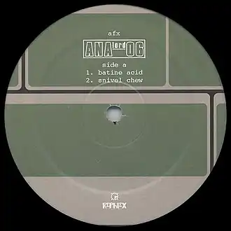 Обложка альбома AFX «Analord 6» ()