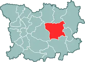 Оршанский повет на карте