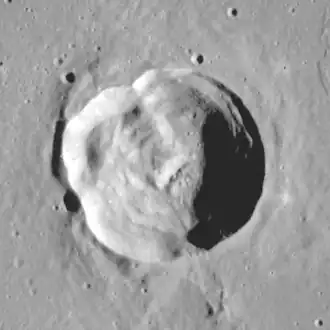 Снимок зонда Lunar Reconnaissance Orbiter.