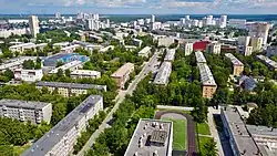 Вид на северо-восток от улицы Победы