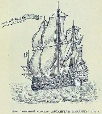 28-пушечный фрегат «Архангел Михаил»