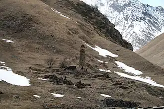 Башня в селении Ахиели