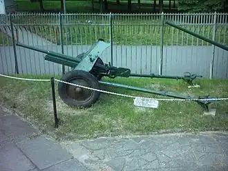 Пушка 53-К в музее вооружения города Познань, Польша