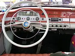 Приборная доска и рулевое колесо Opel Rekord P1 Caravan