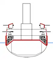 Размещение корабельного артиллерийского каземата на бронепалубном крейсере