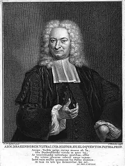 Портрет Арнольда Дракенборха. Между 1736 и 1738. Офорт