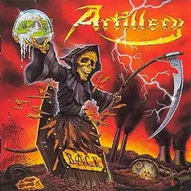 Обложка альбома Artillery «B.A.C.K.» (1999)