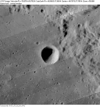 Снимок зонда Лунар Орбитер - IV