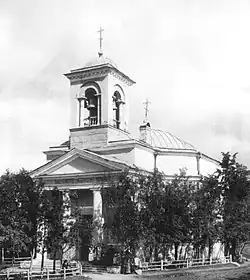 Вид на церковь с юго-запада