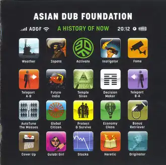 Обложка альбома Asian Dub Foundation «A History of Now» (2011)
