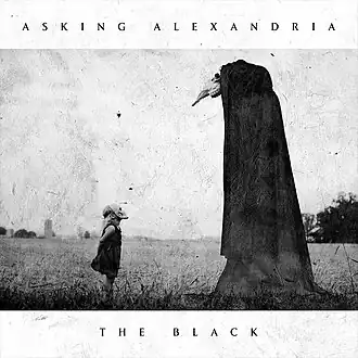Обложка альбома Asking Alexandria «The Black» (2016)