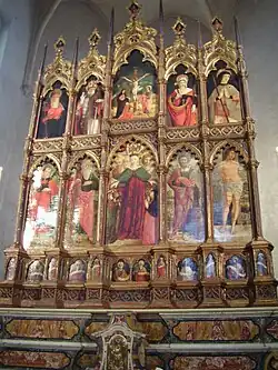 Алтарный образ в соборе Азолы