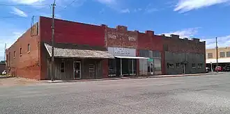 Здания в центре Аспермонта, к югу от здания суда округа