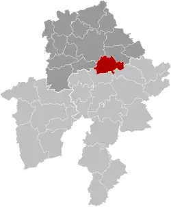 Расположение муниципалитета на карте провинции