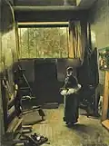 В студии, 1883