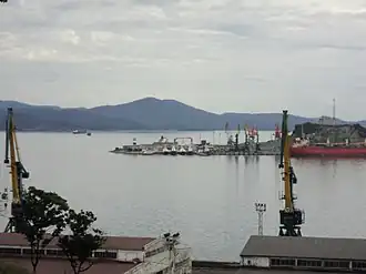 Вид на мыс Астафьева в сентябре