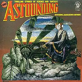Обложка альбома Hawkwind «Astounding Sounds, Amazing Music» (1976)