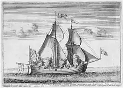 Шведская шнява «Астрильд». 1703