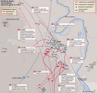 Карта-схема боёв за Кинто