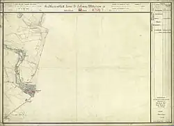 Maßstab 1:12.500 mit Wangheim, dem Zehenthof und dem St.-Anna-Kloster &nbsp;(нем.)