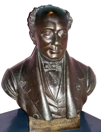 Бюст Жана-Мари Боннасье в Музее изящных искусств Берне  (1852).