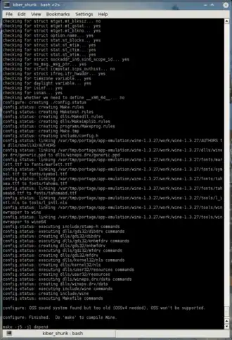 Скриншот программы Autoconf
